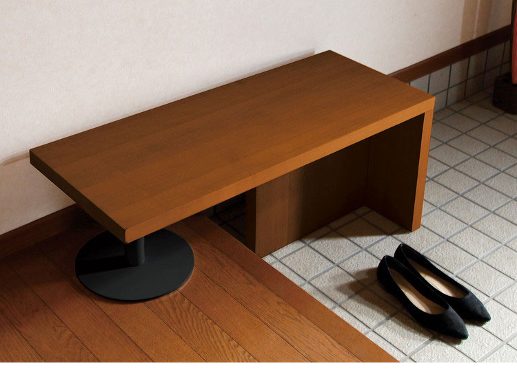 ベンチ 玄関ベンチ 幅90 立ち上がり 補助 ハンドル付き 腰掛 腰かけ