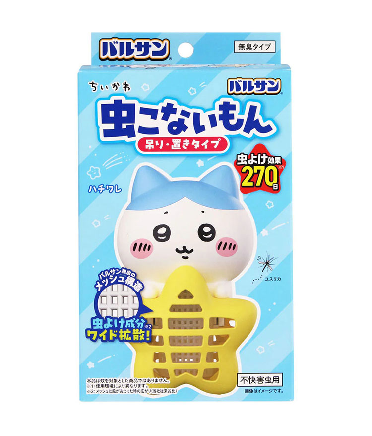 ちいかわ　虫こないもん　ハチワレ　ちいかわ　3個ずつ　計6個セット 3種セット バルサン ちいかわ 虫こないもん 全3種セット 吊り・置き