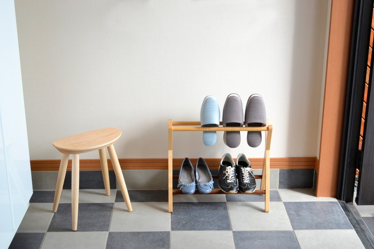 日本製 コサイン cosine エントランス スツール メープル イス チェア