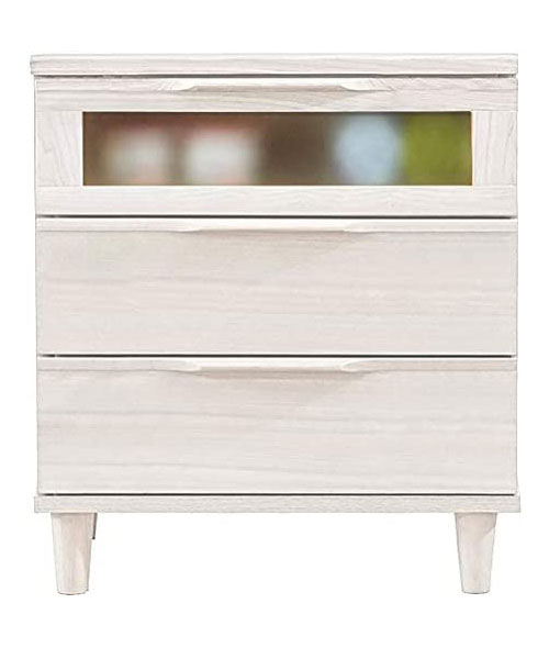 筑波産商 アルカ AL-43 チェスト 幅60cm 3段 収納 収納家具 リビング