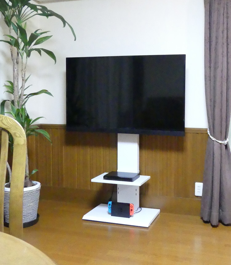 壁掛け風アングルテレビ台