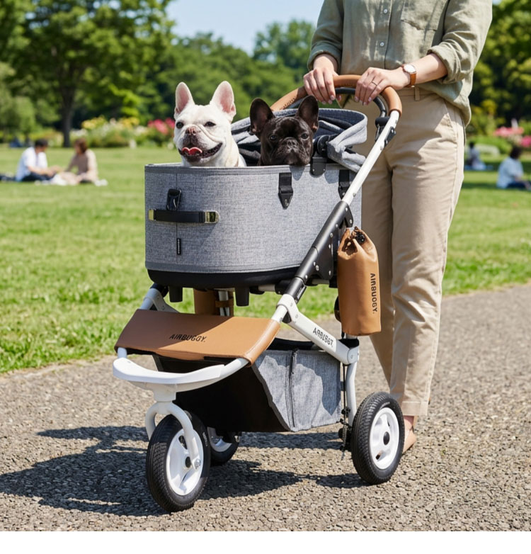 AIRBUGGY DOME3 ラージ ペットカート 犬用 キャリー コット着脱可 耐