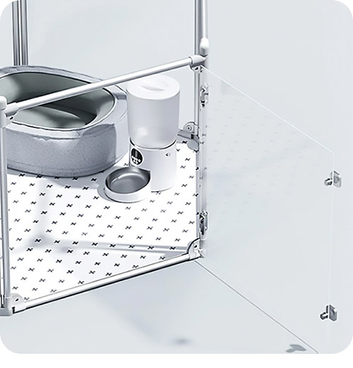 ペティファーム クリアサークル 6面パネル 高さ65cm サークル ケージ