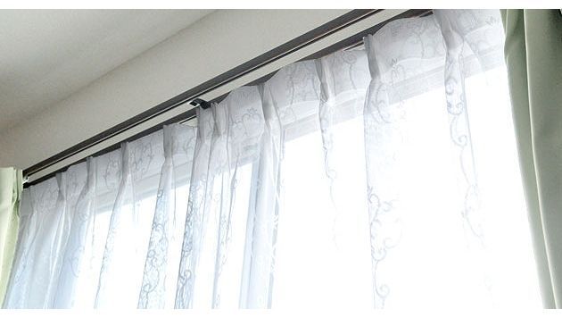 2枚組 日本製 セミオーダー ミラーレースカーテン 幅100cm 丈88cm~丈