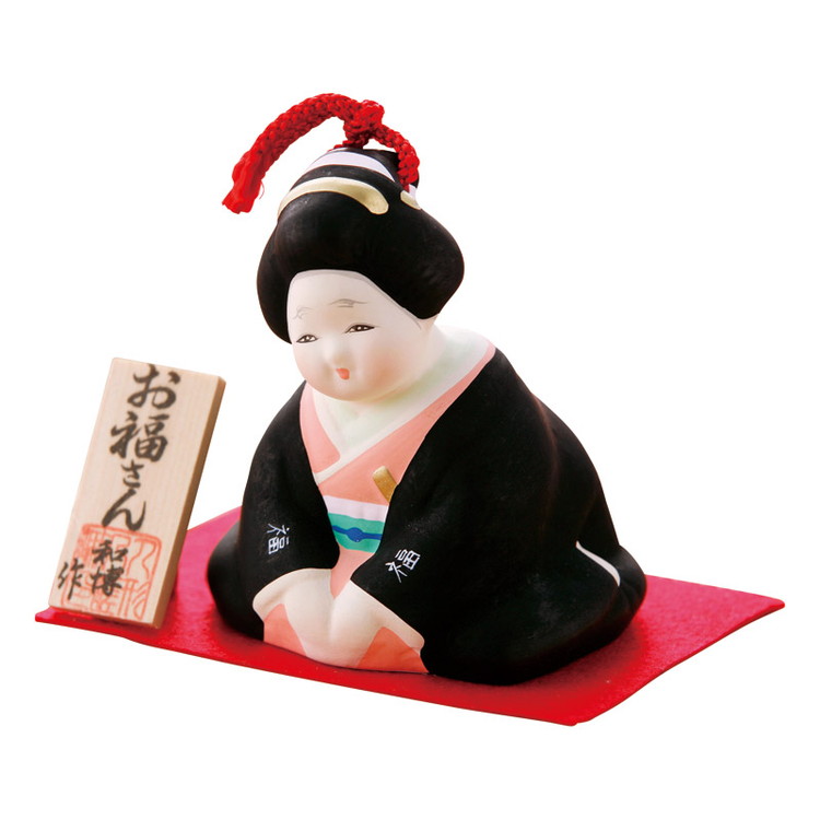 伝統工芸 博多人形 お福さん 人形 代引不可 : リコメン堂 - 通販