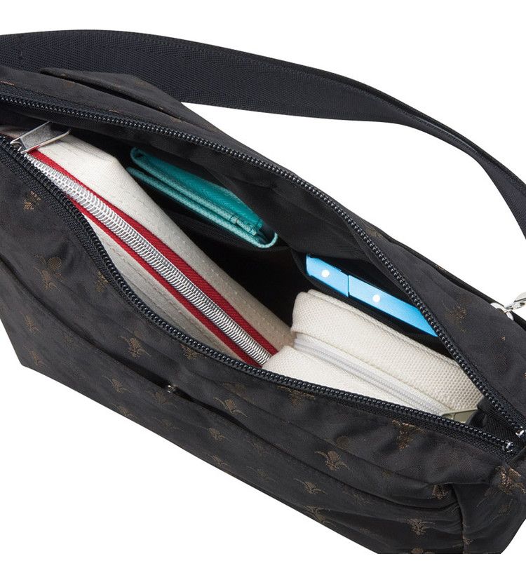 桐生ジャガードショルダー ブラック バッグ RLU-100001BK 代引不可