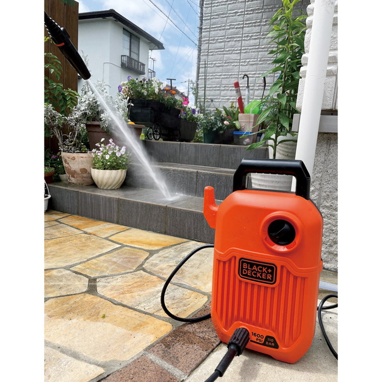 スリム高圧洗浄機 ブラック・アンド・デッカー 家電小物 BEPW1600 代引