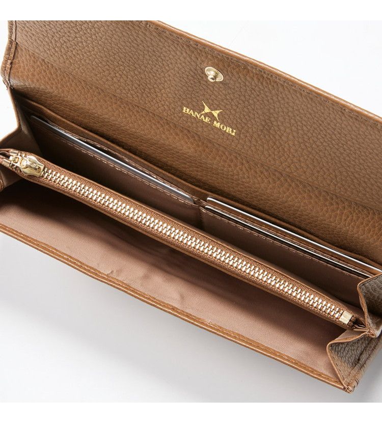 ハナエモリSG HM-2120-AP アプリコット(アウトレット価格 トートバッグ&口金付き長財布 ベージュ ハナエモリ ブランドバッグ