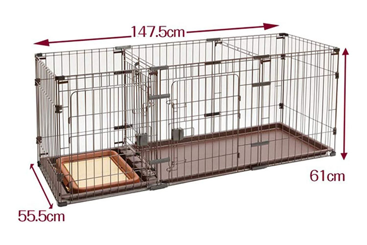 ペティオ サークル ケージ 小屋 犬用 トイレのしつけが出来る