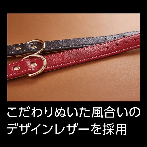 ペティオ 犬用首輪 Porta クラシックソフトレザーカラー 21mm ブラウン