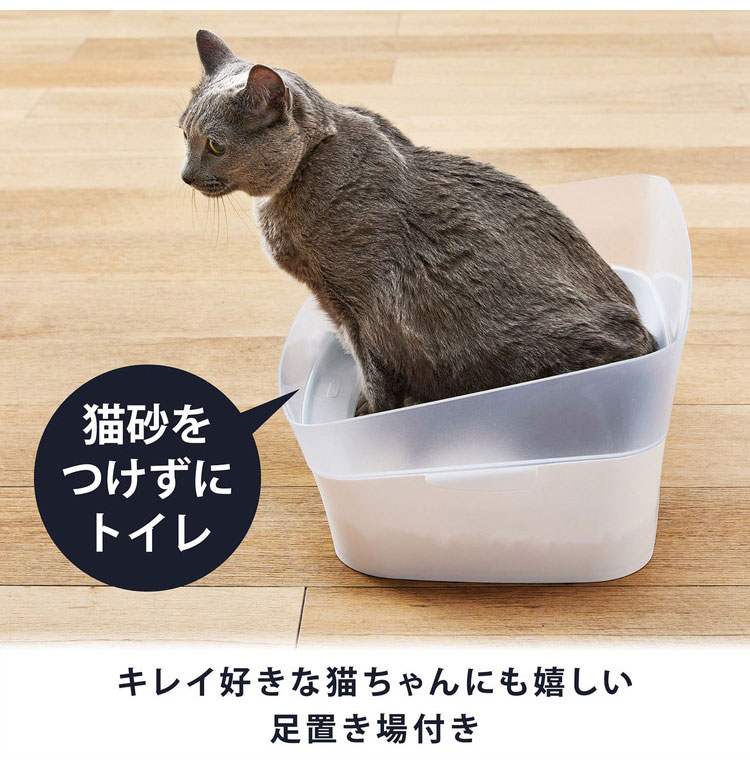 当店限定180日延長保証】 Sun Ruck ツードア 猫トイレ 本体 フル