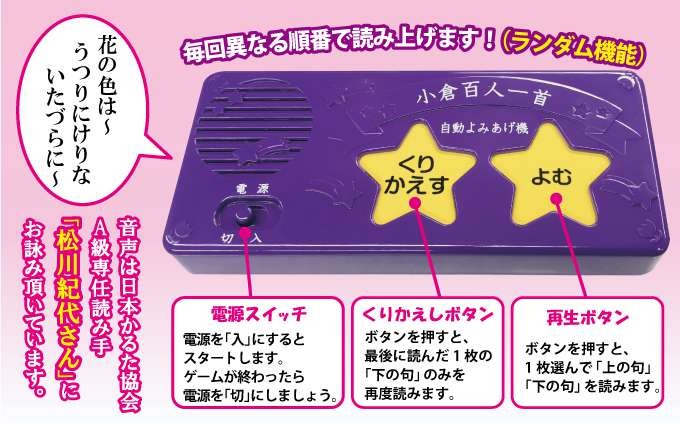 小倉百人一首 ひとりでできる よみあげ機 小倉 百人一首 かるた 記憶力 集中力 判断力 大人 脳トレ 脳活 代引不可 Ls リコメン堂ホームライフ館 通販 Yahoo ショッピング 小倉百人一首 ひとりでできる よみあげ機 小倉 百人一首 かるた 記憶力 集中力 判断力 大人 脳トレ 脳活 代引不可 Ls リコメン堂ホームライフ館 通販 Yahoo ショッピング