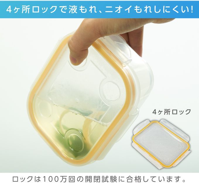 NNS-10S ナノシルバーネオ抗菌密閉容器10点セット 容器 保存容器 料理