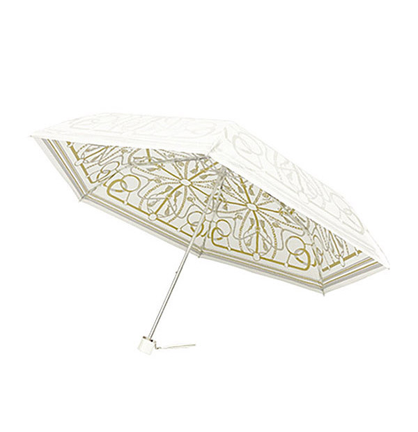 プレミアムホワイト 50ミニ タッセルベルト ゴールド 50cm 傘 かさ
