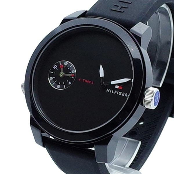 ライフス トミーヒルフィガー クォーツ ブラック リコメン堂 通販 Paypayモール Tommy Hilfiger 腕時計 メンズ や