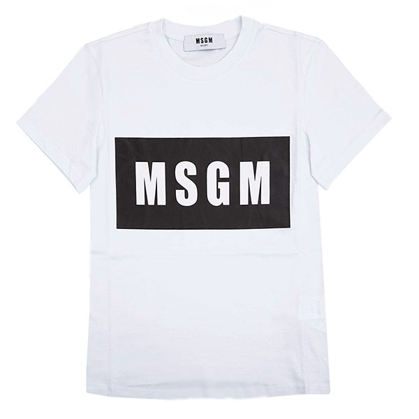 最新作セール エムエスジーエム MSGM Tシャツ 2640MM67-WH Sサイズ