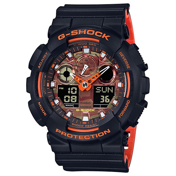 としても カシオ CASIO 腕時計 メンズ GA-100BR-1AJF G-SHOCK クォーツ オレンジ・カーキ ブラック国内正規 送料無料 リコメン堂 - 通販 - PayPayモール である