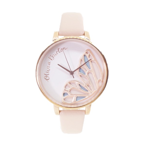 オリビアバートン OLIVIA BURTON 腕時計 レディース OB16EB01 クォーツ ホワイト ヌードピンク 送料無料