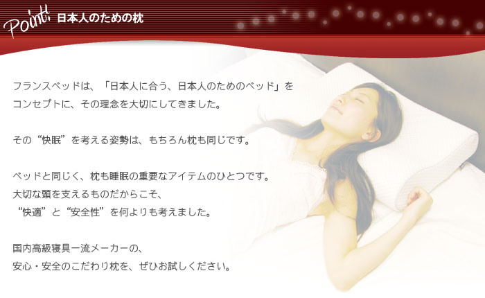 フランスベッド（FRANCEBED） rexa × 低反発枕 エアレートピロー