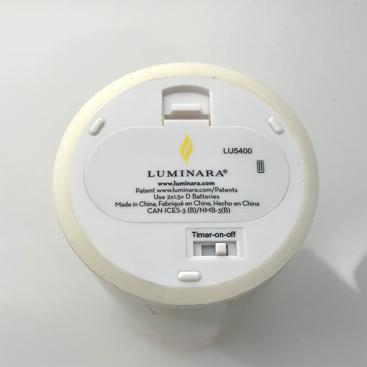 NEW LUMINARA ルミナラ LEDキャンドルライト 無香 Sサイズ アイボリー