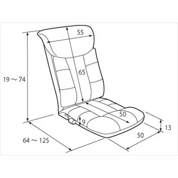 得価超歓迎 スーパーソフトレザー座椅子 -彩- YS-1310 リコメン堂 - 通販 - PayPayモール 高品質在庫