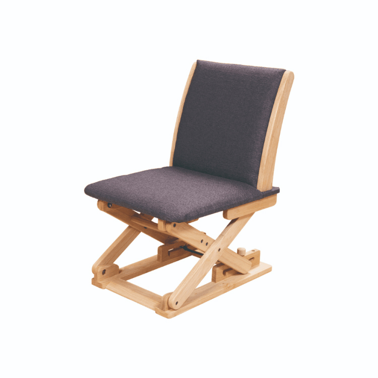 通販生活 楽座椅子 低座椅子 クッション付 高さ調節可能　新日本木工 通販生活 楽座椅子 低座椅子 クッション付 高さ調節可能 新日本