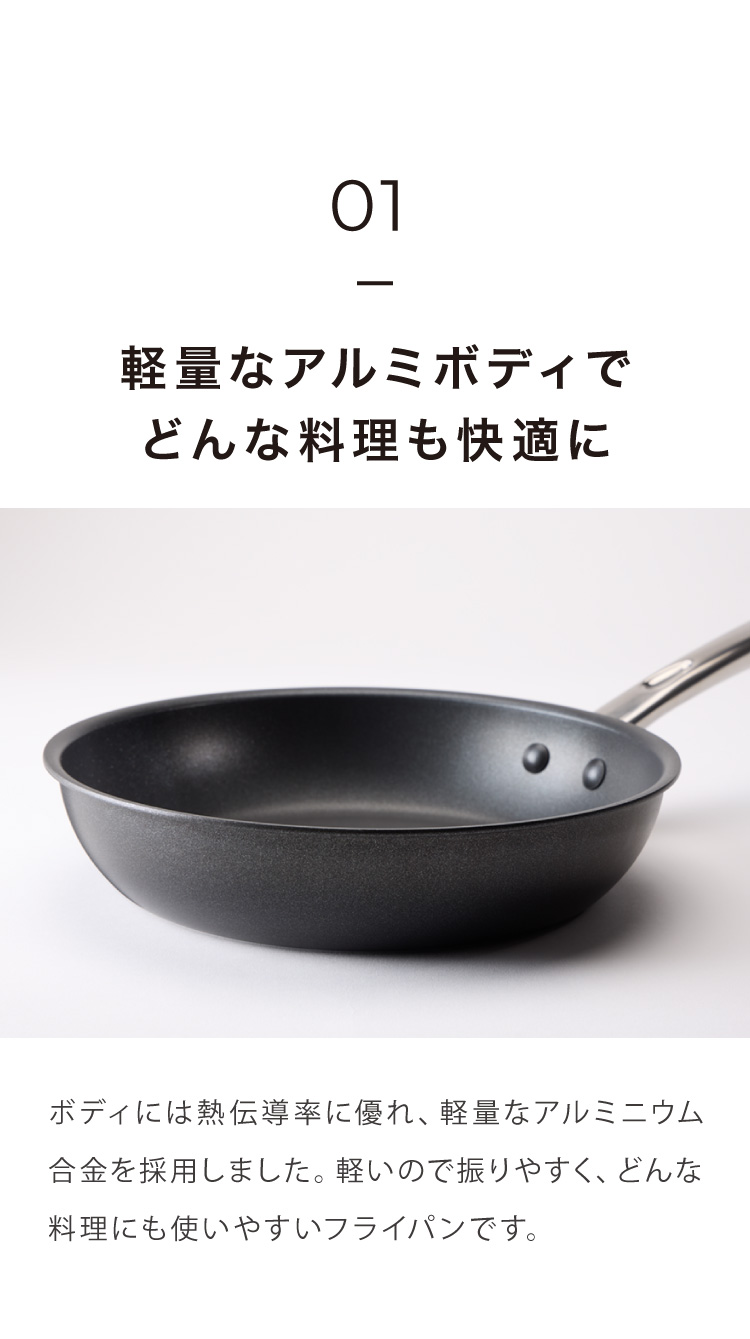MEYER マイヤー フライパン 26cm ガス火 IH対応 ブラック ステンレス