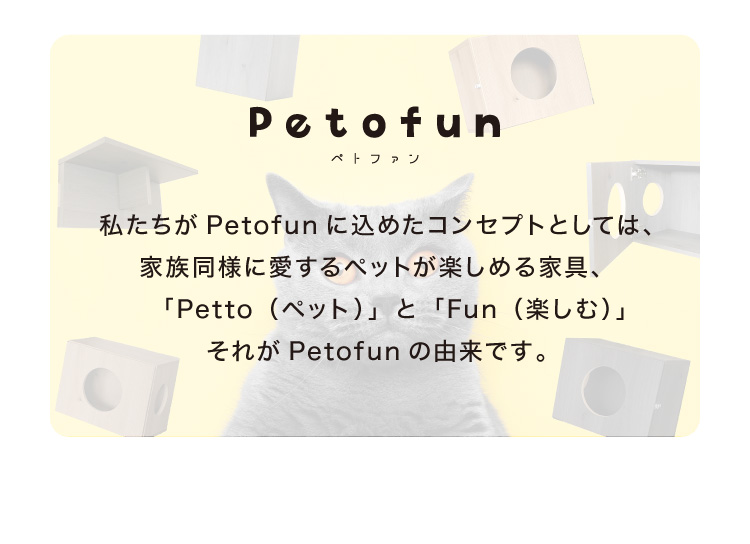 Petofun 職人が考えた 壁掛け キャットステップ キャビネット 猫ハウス