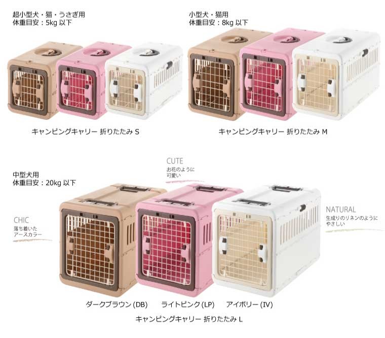 リッチェル（Richell） ペット用 キャリー ケース 折りたたみ Sサイズ