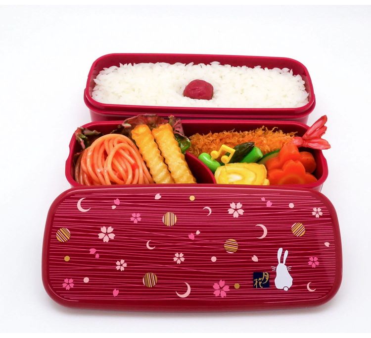 【お値下げ中です❗️・大好評セット品❣️】ドンペリG/化粧箱×8箱セット❣️ オーエスケー 日本製 月花 ランチボックス二段巾着弁当袋付 上