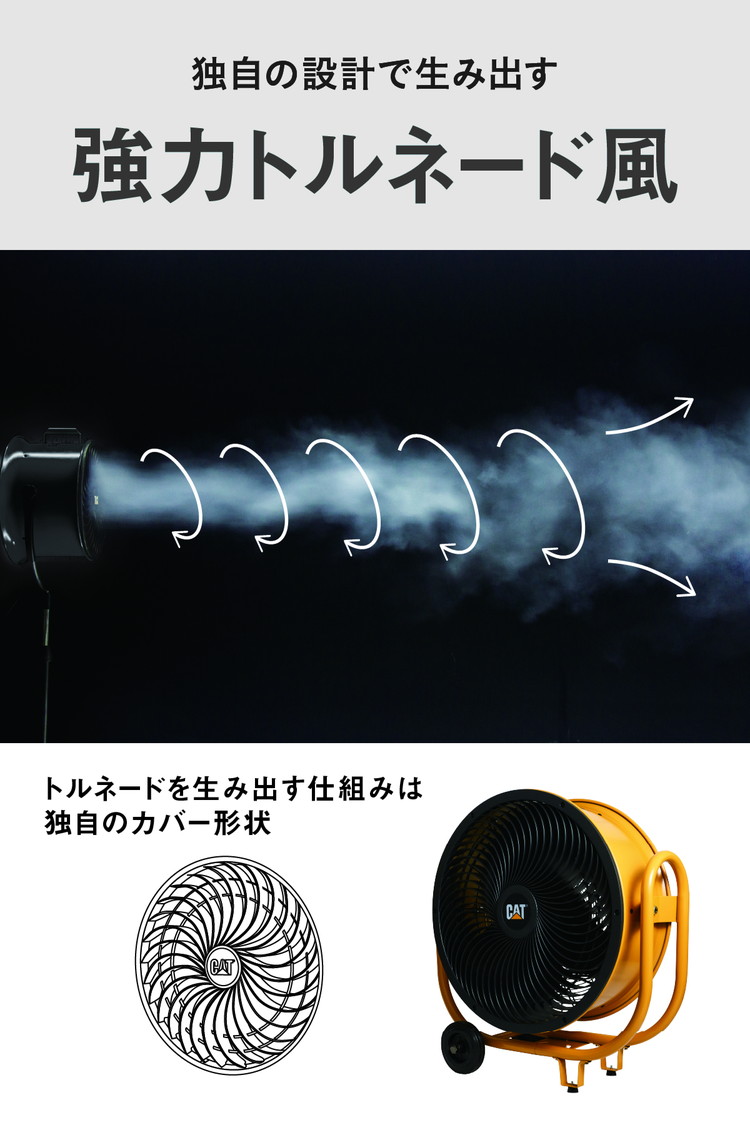 限定おまけ付き CAT サーキュレーター 羽根60cm 大型 風量3段階