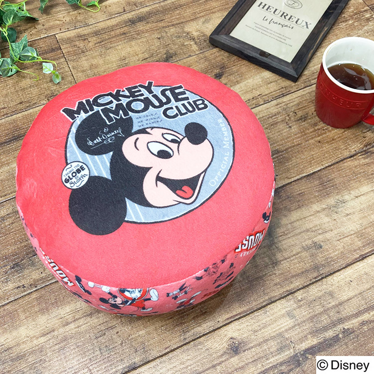 ディズニー 100周年デザイン パフクッション ミッキーマウスクラブ