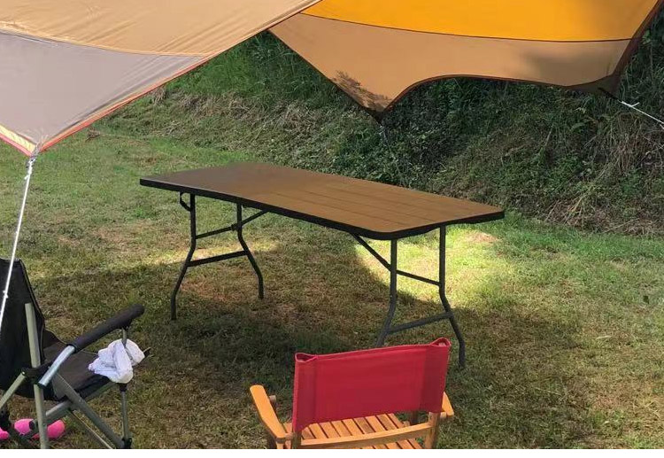 180×70×75cm 折りたたみ テーブル アウトドア ダイニング 作業 折りたたみテーブル 折りたたみ作業テーブル 幅180cm 約幅180