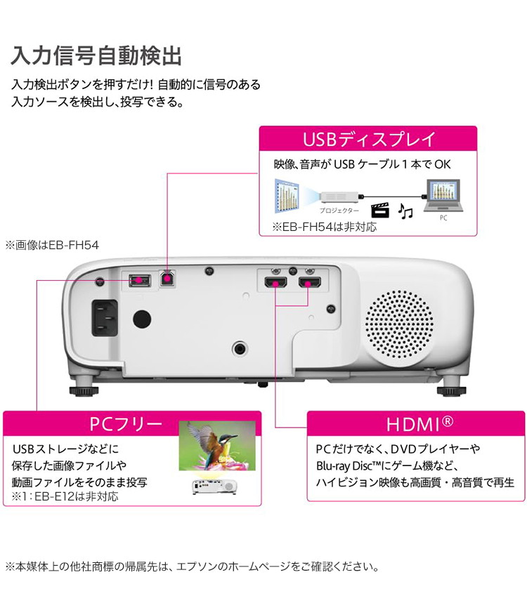 EPSON EB-E12 スタンダードモデル ベーシックシリーズ プロジェクター