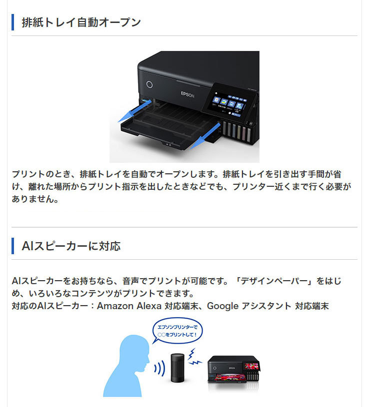 エプソン EPSON A4複合カラープリンター エコタンク搭載 EW-M873T A4