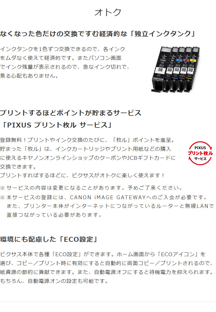 Canon インクジェット複合機 PIXUS TS7530BK ブラック キャノン