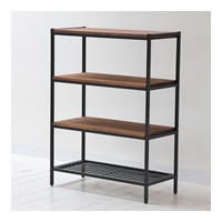 天然木 ハンガーラック アンティーク モダン ナチュラル オイル ミッド