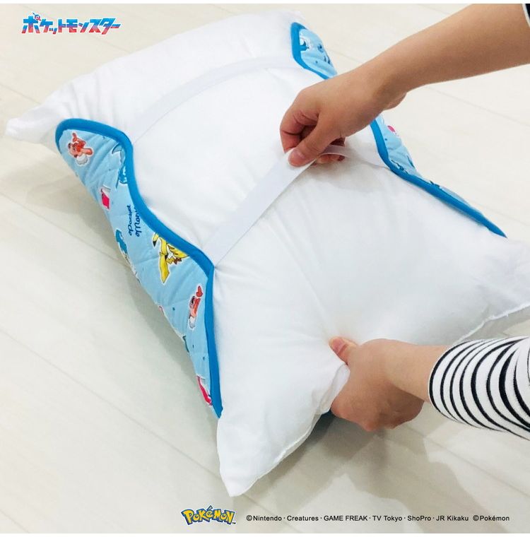 ポケモン　冷感ケット　枕カバー　枕パッド クール枕パッド ポケモン 枕にフィット 45×36cm 接触冷感