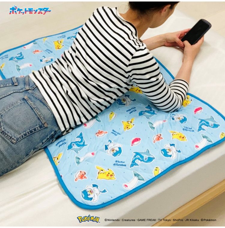 専用3点新品　ポケモン冷感敷きパッド　ドオー・ヌオー・ウパー　②グレー ポケモン - 新品 ポケモン冷感枕パッド ドオー・ウパー・ヌオー