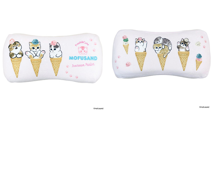 mofusand ミニリラックスピロー サメにゃん アイスにゃん はちにゃん