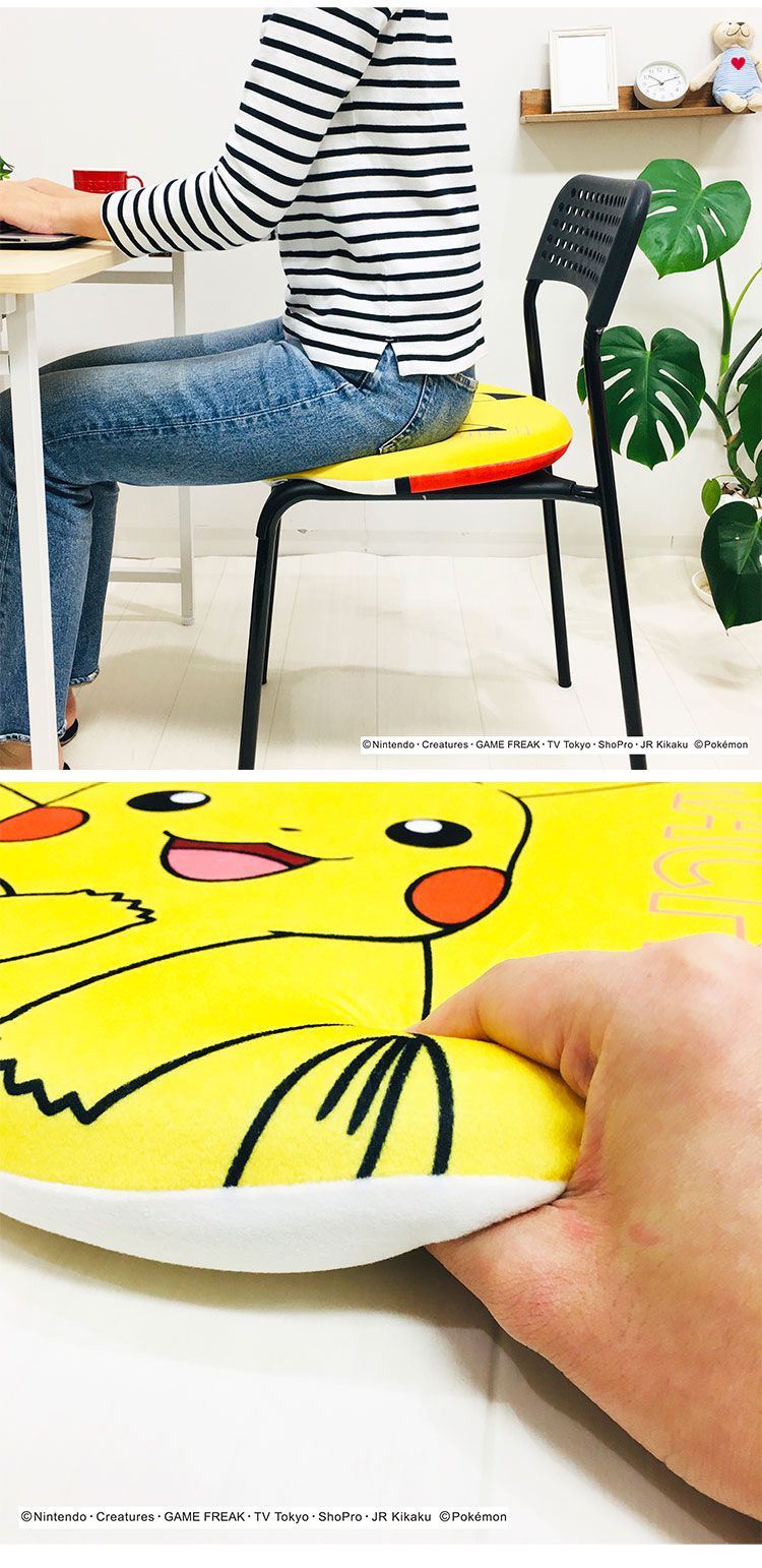 ポケットモンスター 低反発チェアパッド ピカチュウ イーブイ ポケットモンスター 低反発チェアパッド ピカチュウ イーブイ