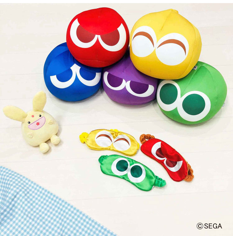 MORIPiLO セガ ぷよぷよ スマホスタンド カーバンクル マルチミニ枕 約