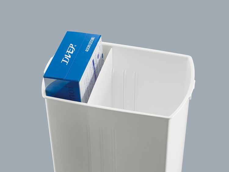 不動技研 ティッシュケース付ダストボックスごみ箱 ティッシュケース