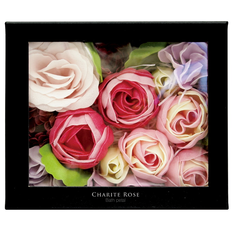 シャリテローズフラワーBOX 入浴剤 ギフト プチギフト プレゼント