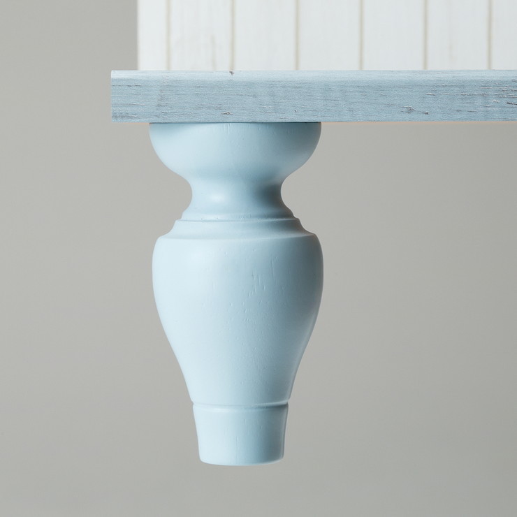 白井産業 フレンチシャビー カフェ フラップ キャビネット幅56.6cm