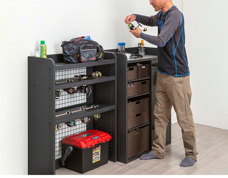 白井産業 ぺスカレージ トレイチェスト 収納 棚 ラック オープンラック