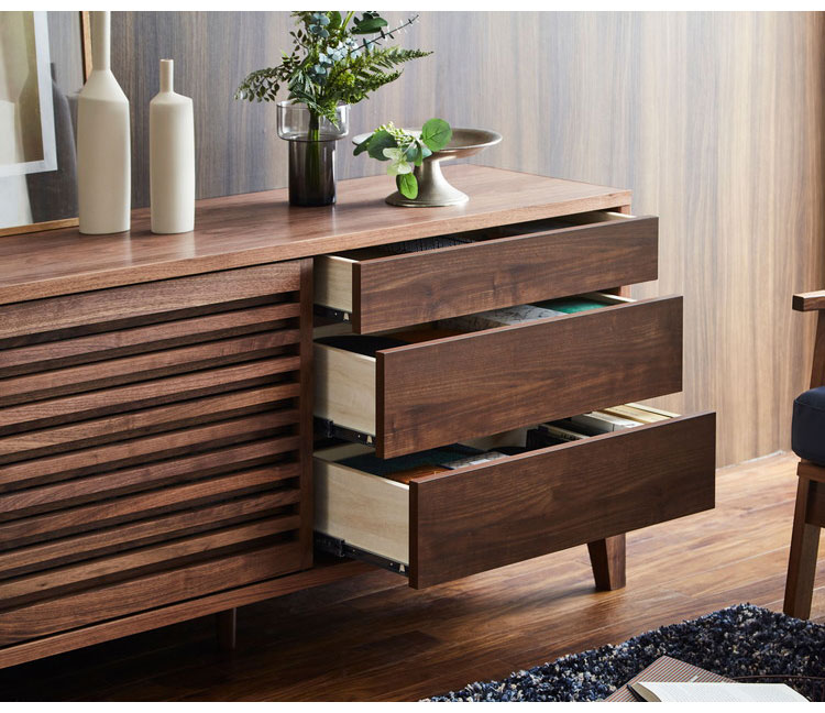 美品　府中　松岡家具　ウォールナット　桐　焼印　TVチェスト　リビングチェスト 美品府中松岡家具ウォールナット桐焼印TVチェストリビングチェスト