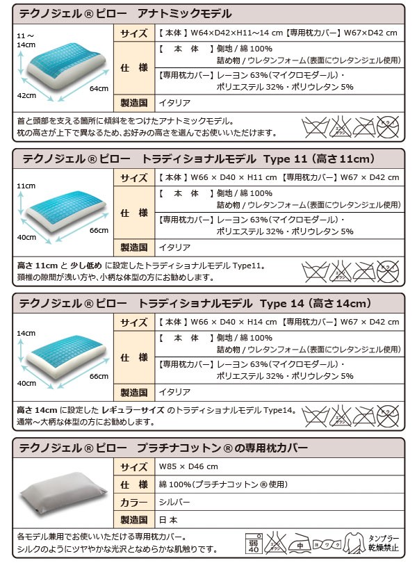 品質保証新品 テクノジェル ピロー 寝具 枕 technogel pillow トライ