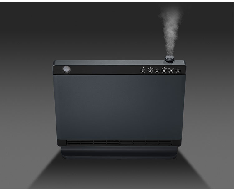 加湿機能付きセラミックヒーター ヒートワイドモイスト 大風量