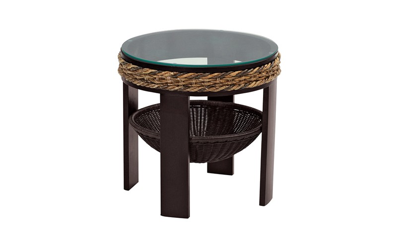 バナナリーフ サイドテーブル テーブル コーヒーテーブル 寝室 ガラス